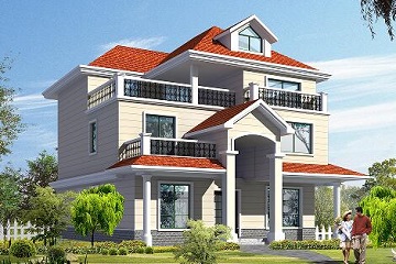 精致三層自建別墅，現(xiàn)代非常流行的自建房屋設(shè)計方案
