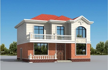 精致二層農(nóng)村自建房屋設(shè)計圖，含全套施工圖紙