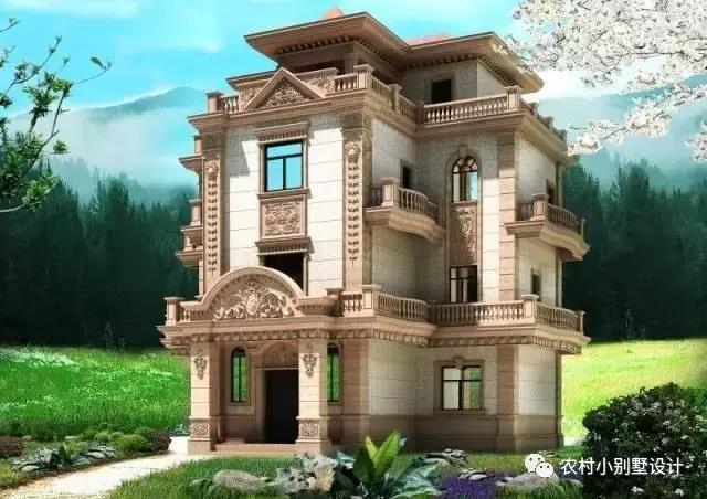 太美了！現(xiàn)在鄉(xiāng)下建房都建別墅了？而且外墻裝飾還這么奢華...