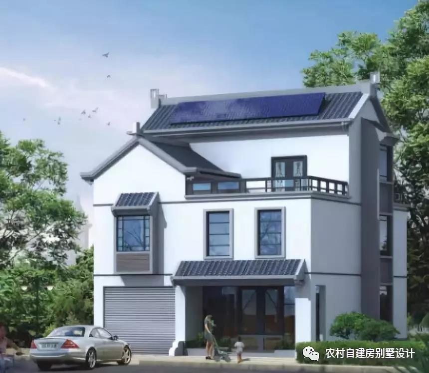 占地80平的混合架三層自建房，帶車庫(kù)