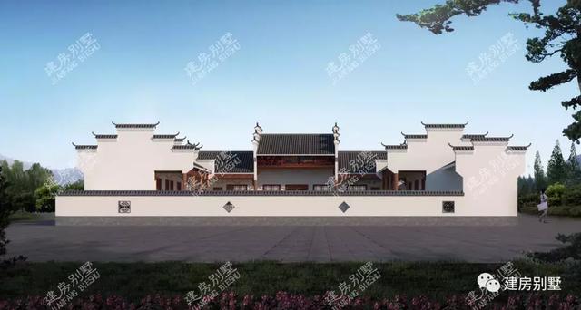 一層農(nóng)村別墅也不乏氣勢(shì)，這兩棟別墅讓你非常有面！