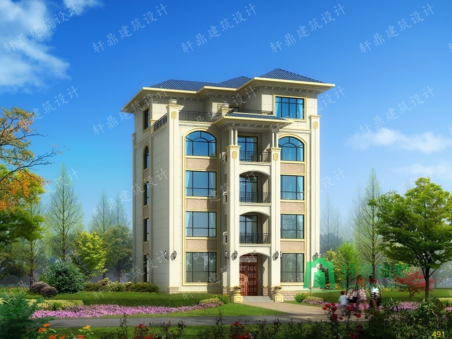 四層半自建房屋設(shè)計(jì)圖，占地180平方米，適合做民宿