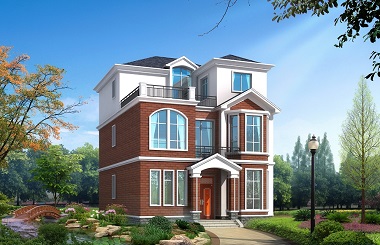 10*14.3m三層小戶型自建房屋設(shè)計(jì)圖，造價(jià)40萬左右