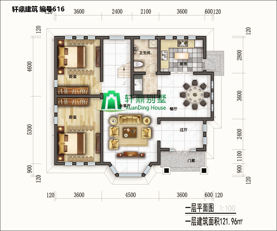現(xiàn)代精品二層自建別墅設計圖p1.jpg