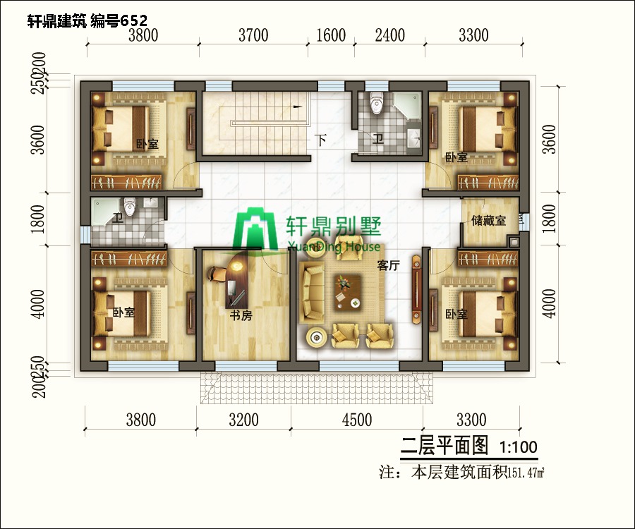 農(nóng)村二層自建別墅設計6.jpg