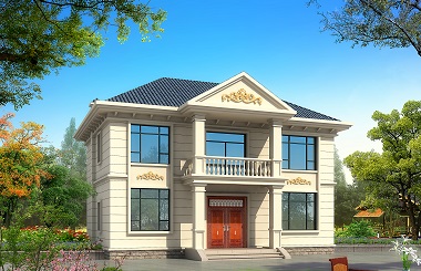 小戶型歐式二層自建別墅設計圖，非常用心的一款設計