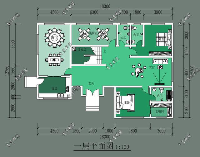 簡(jiǎn)單優(yōu)雅的外觀，平凡的造型，透露著一種經(jīng)典耐看的氣質(zhì)，這棟小別墅色調(diào)搭配鮮明，層次感強(qiáng)！
