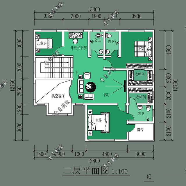 簡(jiǎn)單優(yōu)雅的外觀，平凡的造型，透露著一種經(jīng)典耐看的氣質(zhì)，這棟小別墅色調(diào)搭配鮮明，層次感強(qiáng)！