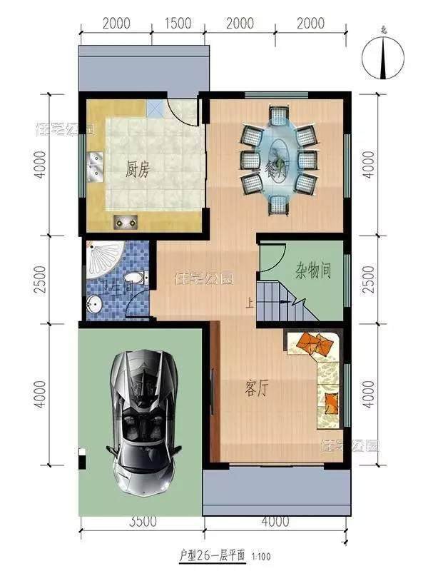 農村常見的宅基地大多是100平上下，今天推薦的這2套別墅戶型占地不到100平，卻是外觀精美布局實用，一起來看下吧！