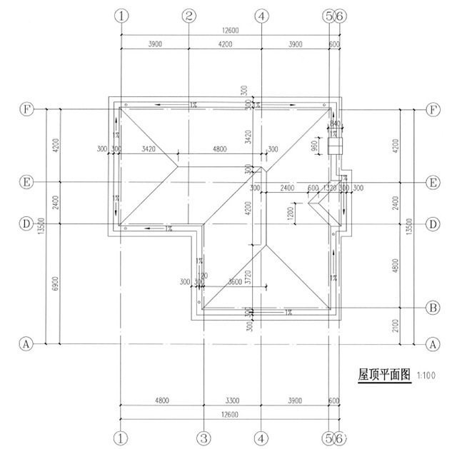 下面這款戶(hù)型圖外觀簡(jiǎn)約，尺寸合理，非常適合農(nóng)村自建別墅!