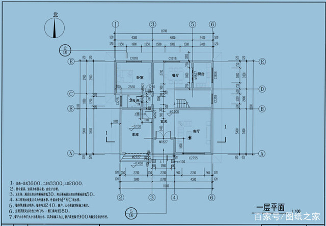 下面介紹的是3款宅基地大小一致，但是建出來(lái)的3款別墅不一致，看看你更喜歡哪款？