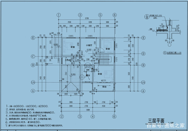 下面介紹的是3款宅基地大小一致，但是建出來(lái)的3款別墅不一致，看看你更喜歡哪款？