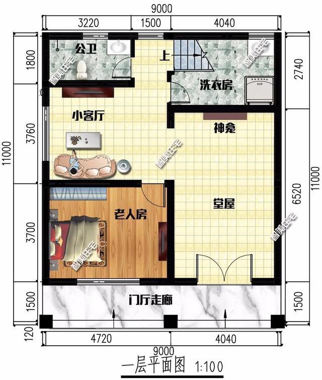 價預算低，宅基地不大，一般考慮建一棟小面積的二層或三層別墅，下面介紹兩款小面積設計的農(nóng)村別墅！