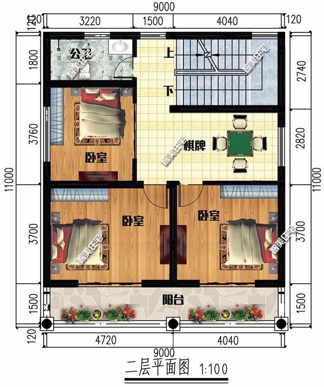 價預算低，宅基地不大，一般考慮建一棟小面積的二層或三層別墅，下面介紹兩款小面積設計的農(nóng)村別墅！