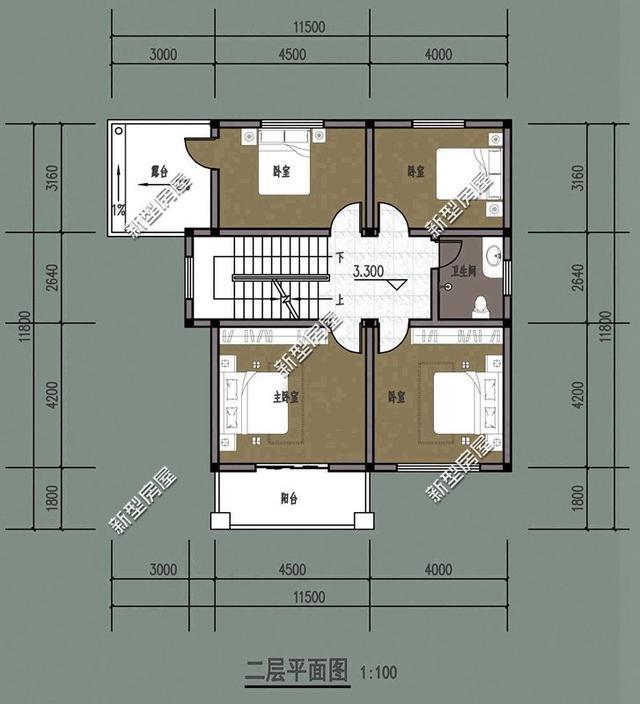 今天新型房屋為大家展示幾套帶堂屋的房屋設(shè)計(jì)圖紙，不同的人有不同的審美，不知道你會喜歡哪一套呢？