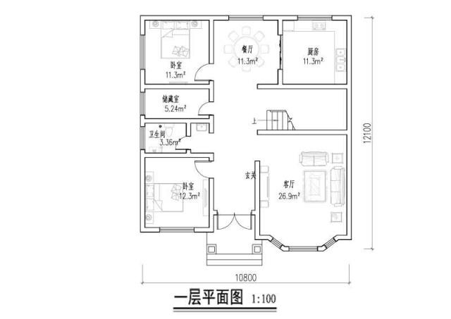 農(nóng)村自建別墅，有5個(gè)房間和2個(gè)大廳，比住在樓房里舒服多了！