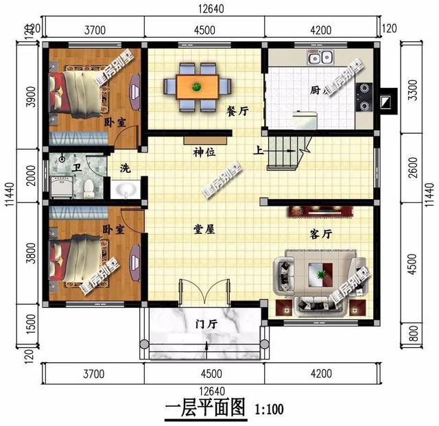 兩棟別墅外觀設(shè)計都非常漂亮，布局也是極盡合理，造價20多萬，建一棟這樣的別墅在老家，真的很有面子。