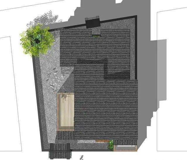 四層建筑，一種新的中式風格，已經(jīng)成為村莊最明亮的角落！