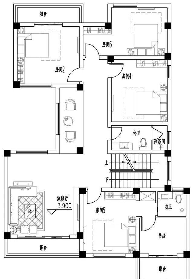 四層建筑，一種新的中式風格，已經(jīng)成為村莊最明亮的角落！