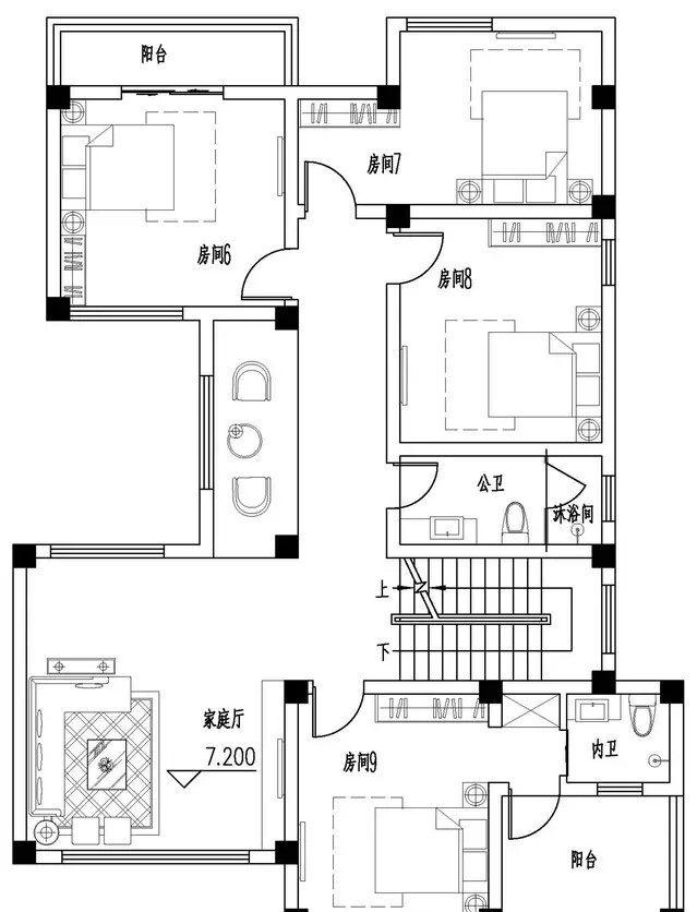 四層建筑，一種新的中式風格，已經(jīng)成為村莊最明亮的角落！