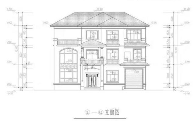 推薦一款三層的自建房，四開間的結(jié)構(gòu)這樣的設(shè)計(jì)方案，帶立面效果圖，看起來更加的直觀!