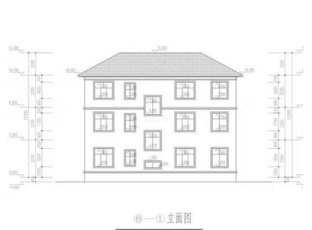 推薦一款三層的自建房，四開間的結(jié)構(gòu)這樣的設(shè)計(jì)方案，帶立面效果圖，看起來更加的直觀!