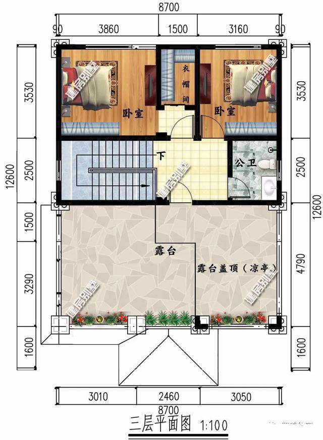 兩棟別墅面寬尺寸都不大，造價(jià)不高，但外形都很好，有時(shí)候宅基地小也并不是一個(gè)劣勢(shì)