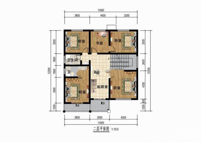 新農(nóng)村二層半別墅設(shè)計(jì)圖，占地面積140平左右，采用的是磚混的結(jié)構(gòu)形式,外觀時(shí)尚漂亮!