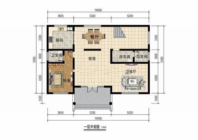 這款別墅采用的是歐式風(fēng)格外立面,室內(nèi)室外不僅美觀實用，而且經(jīng)濟又實惠，臥室多的想住哪就住哪