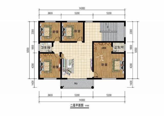 這款別墅采用的是歐式風(fēng)格外立面,室內(nèi)室外不僅美觀實用，而且經(jīng)濟又實惠，臥室多的想住哪就住哪