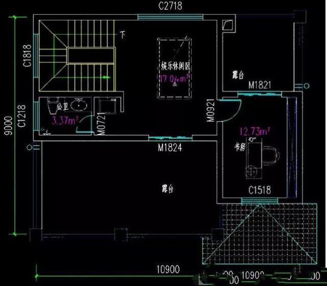 這兩款方案均為11米×9米的戶型，其建筑占地雖然只有1000平米，但是充分證明了小戶型有大價(jià)值的理論不是空穴來風(fēng)!