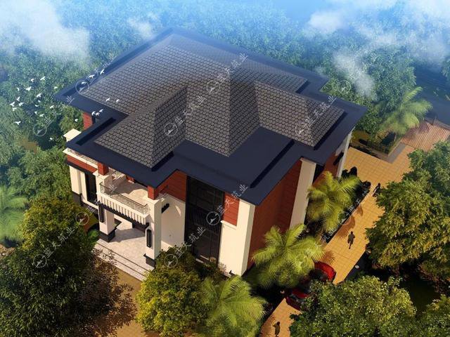 室內(nèi)布局合理實用，空間利用率高，一進(jìn)門正對神位，符合農(nóng)村生活需求,一座美好的別墅！