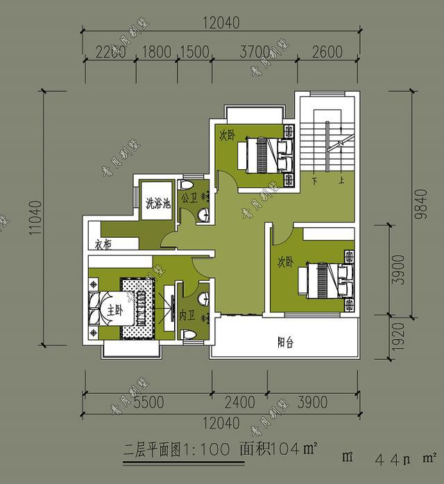 　經(jīng)典的三居室別墅有歐式風(fēng)格，大露臺，浮動(dòng)窗戶，外墻是真石漆。簡潔優(yōu)雅，線條流暢優(yōu)美，給人一種非常舒適的感覺!