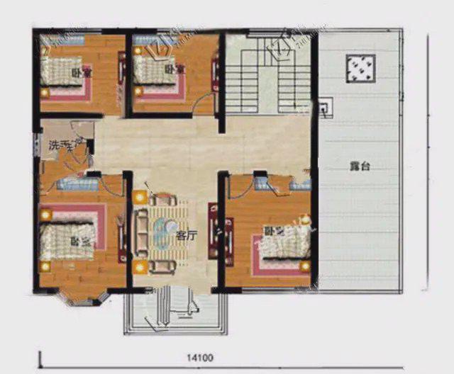 　在我的家鄉(xiāng)建一棟房子要花很多錢(qián)，即使是一棟普通的建筑，因?yàn)檫@棟別墅看起來(lái)更漂亮建出來(lái)的效果要好!