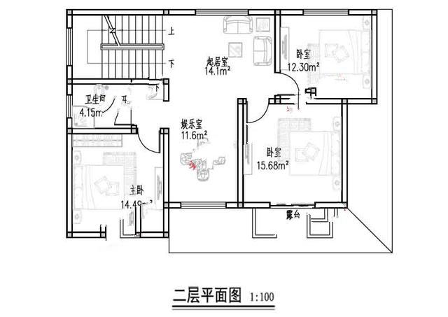 新農(nóng)村二樓半別墅的照片。在鄉(xiāng)下建一座會讓人羨慕的！