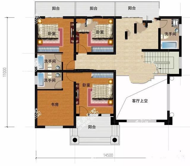 四層的鄉(xiāng)村別墅設(shè)計(jì)有斜屋頂，第一個(gè)客廳是空的，非常時(shí)尚有陽光的房間！