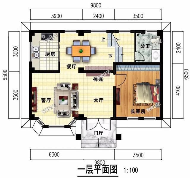 如果我家鄉(xiāng)的宅基地真的很小，那么我只能建一棟小別墅。下面兩棟農(nóng)村2層別墅，寬約9米，有3-4間室內(nèi)臥室。建設(shè)成本非常實(shí)用!