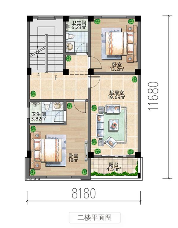 今天的小編輯將教你如何在8.1米寬的家園上建造一座極其簡單和優(yōu)雅的現(xiàn)代三層別墅，這是每個人都喜歡的那種！