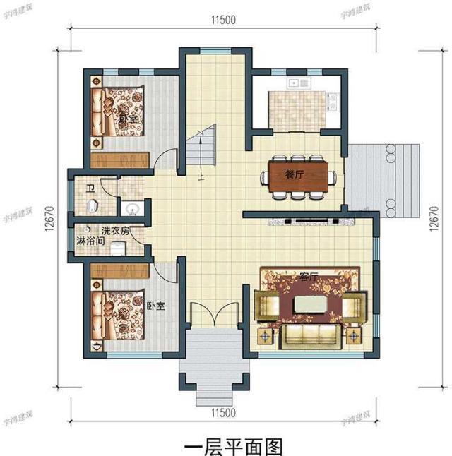 三幅新農(nóng)村自建房屋設(shè)計(jì)圖，一幅在家鄉(xiāng)，不用擔(dān)心相親。