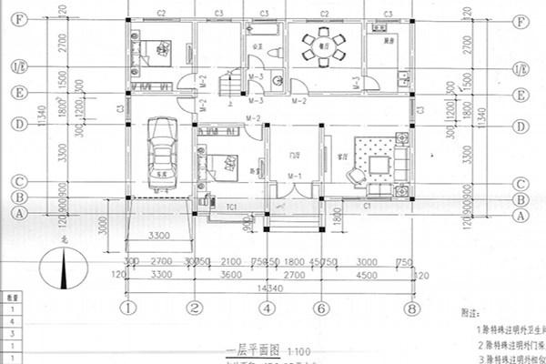 農(nóng)村住房普通戶型，