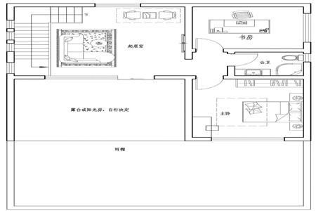 100平方米的小家庭農(nóng)村自建設計圖