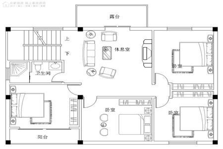 100平方米的小家庭農(nóng)村自建設計圖
