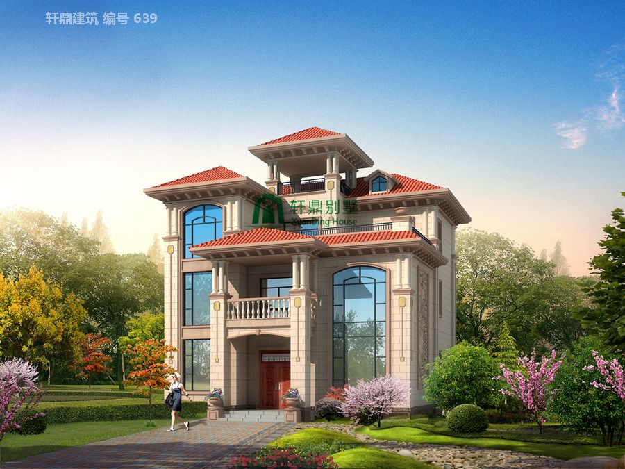 歐式農(nóng)村自營(yíng)住宅設(shè)計(jì)圖