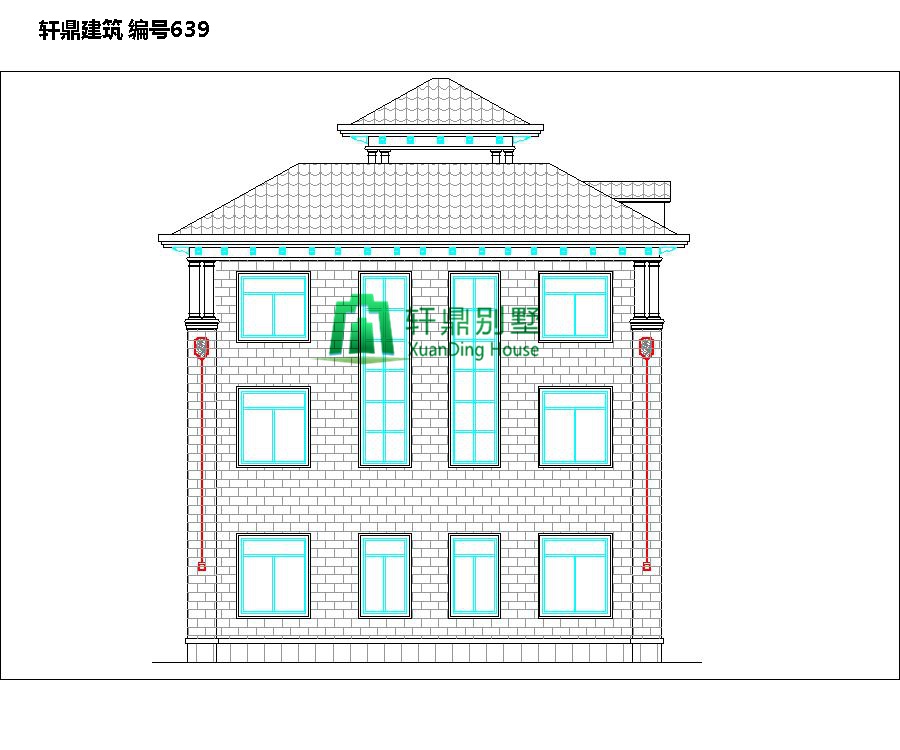 歐式農(nóng)村自營(yíng)住宅設(shè)計(jì)圖
