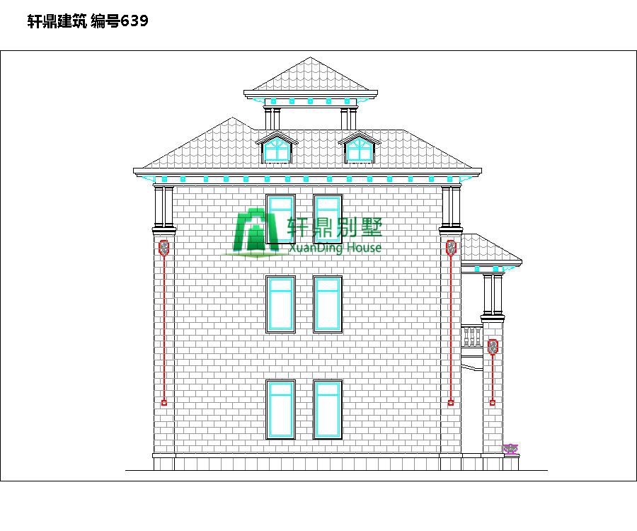 歐式農(nóng)村自營(yíng)住宅設(shè)計(jì)圖