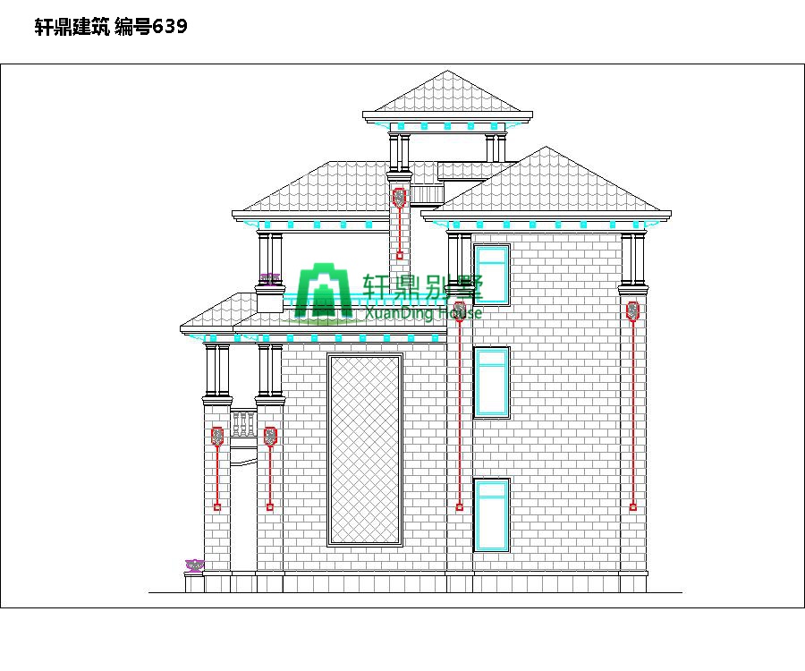 歐式農(nóng)村自營(yíng)住宅設(shè)計(jì)圖
