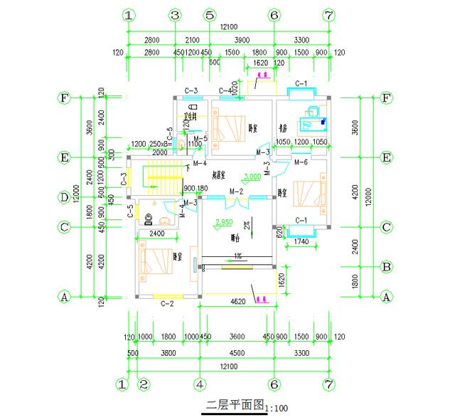 　幾個(gè)南北差異的農(nóng)村二層大樓圖