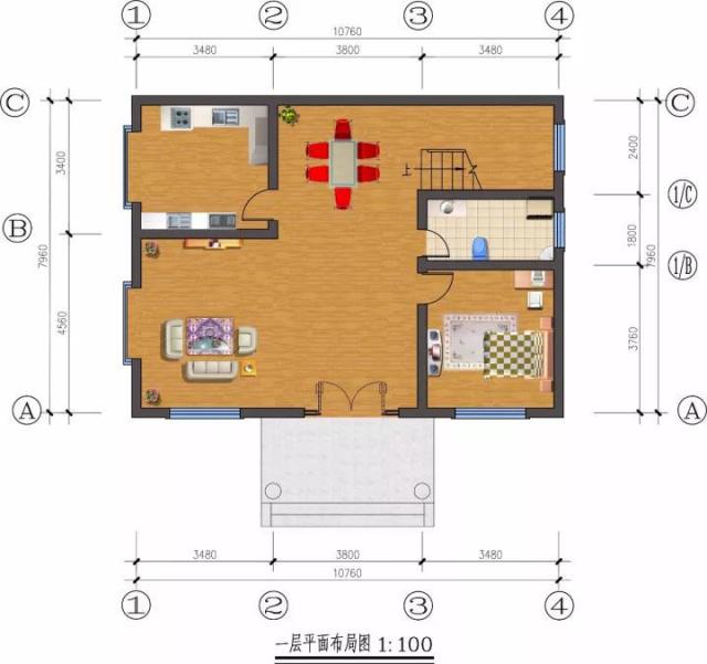 二層經濟型小別墅設計圖紙