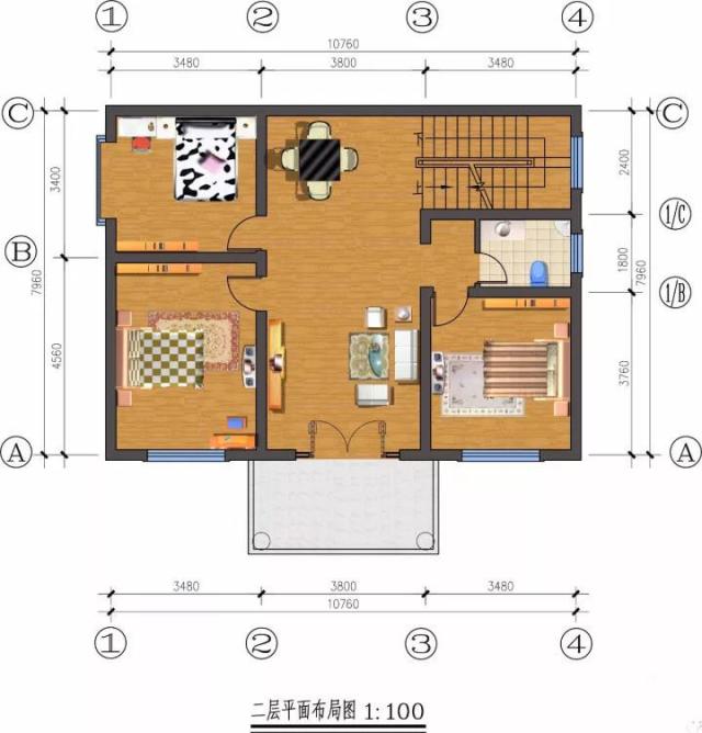二層經濟型小別墅設計圖紙