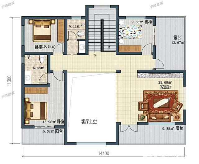 農(nóng)村最好看二樓別墅的設(shè)計圖